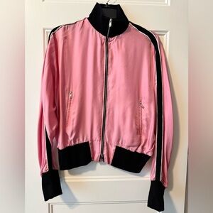 Robert Rodriguez 100% Silk Pink 
Track Jacket